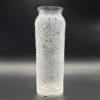 Lalique Clear Crytsal Bougainvillea Frosted Vase
