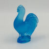 Lalique Creve Couer Blue Crystal Rooster