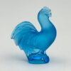 Lalique Creve Couer Blue Crystal Rooster