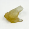 Lalique Rare Champagne Colour Frosted Frog
