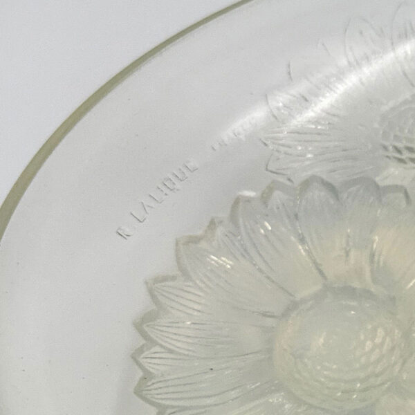 Rene-Lalique-Opalescent-Glass-Bowl-Vernon-Sunflowers-C1928-4 Rene Lalique Opalescent Glass Bowl Vernon Sunflowers C1928