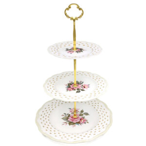 Royal Albert Marie Louise Three Tier Cake Stand