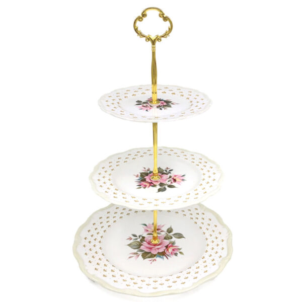 Royal Albert Marie Louise Three Tier Cake Stand