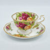 Royal Albert Old Country Roses Demitasse Avon Shape Duo