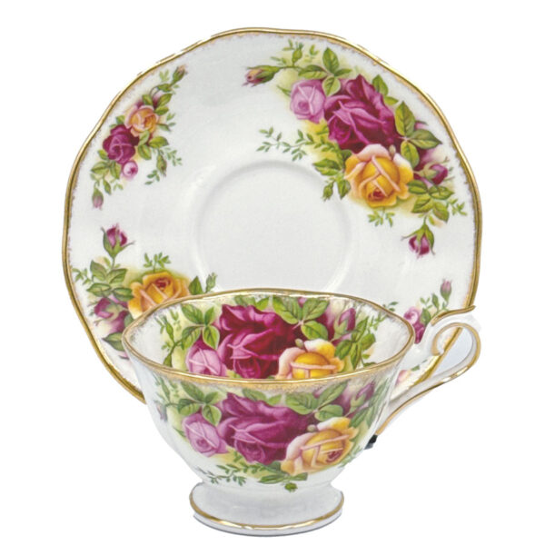 Royal Albert Old Country Roses Demitasse Avon Shape Duo