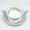 Shelley Harebell 13544 Soup Coupe and Saucer