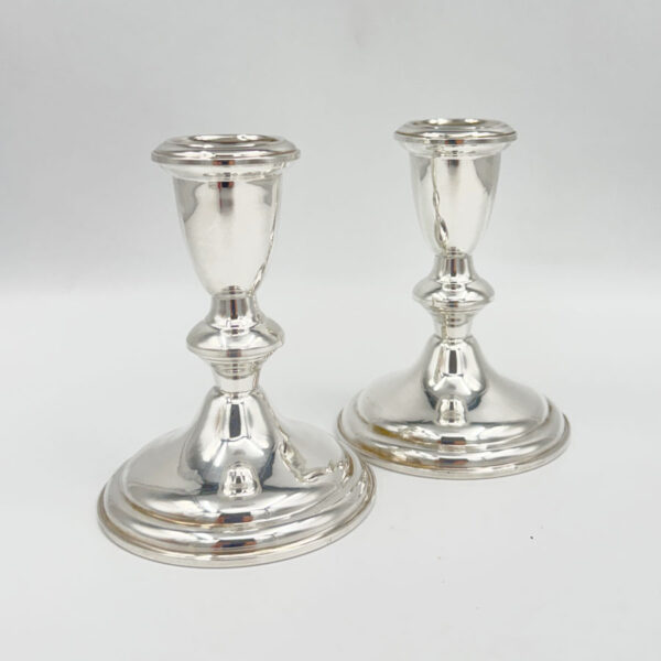Sterling Silver Reed and Barton Pair Candlesticks