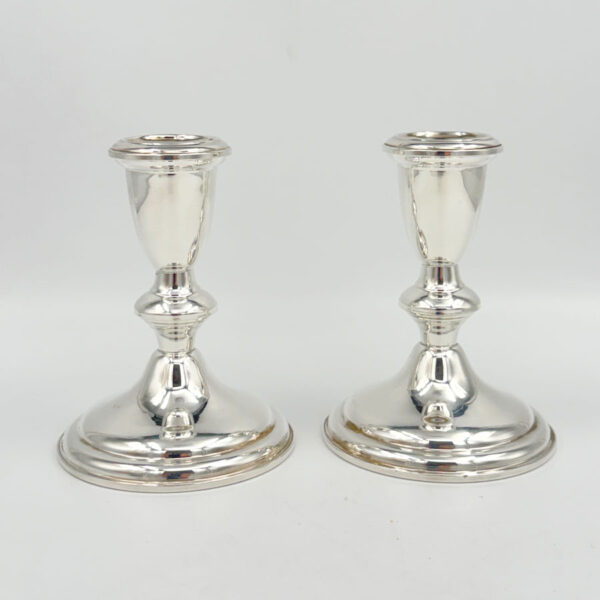 Sterling Silver Reed and Barton Pair Candlesticks