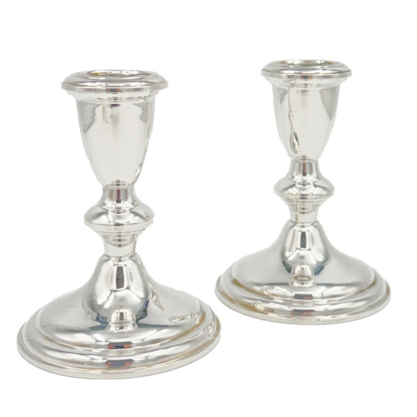 Sterling Silver Reed and Barton Pair Candlesticks