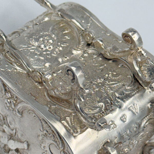 Victorian Hallmarked Silver Wheelbarrow London 1897