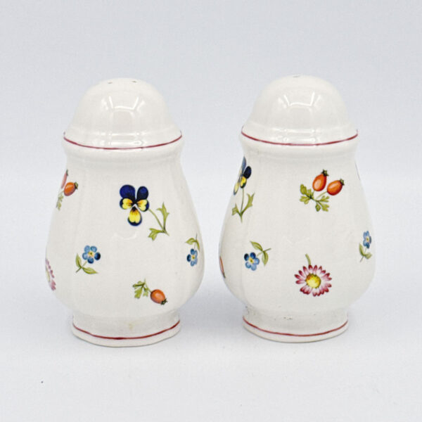 Villeroy and Boch Petite Fleur Salt and Pepper Cellars