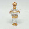 14ct Gold Dutch Mounted Rock Crystal Perfume Bottle Victorian C1890 Boxed