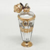 14ct Gold Dutch Mounted Rock Crystal Perfume Bottle Victorian C1890 Boxed