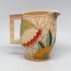 Art Deco Carlton Ware Tube Lined Jug With Stylised Flowers 1930