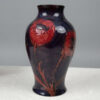 Art Nouveau Period Flambé Big Poppy William Moorcroft Vase C1920