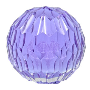 Caithness Scotland Art Glass Paperweight Iced Diamond C1940