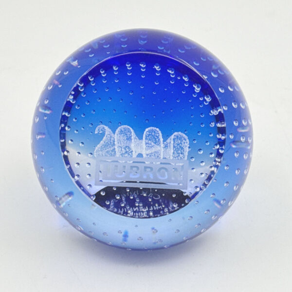 Caithness-Scotland-Art-Glass-Paperweight-Millennium-2000-Hubron-1 Caithness Scotland Art Glass Paperweight Millennium 2000 Hubron