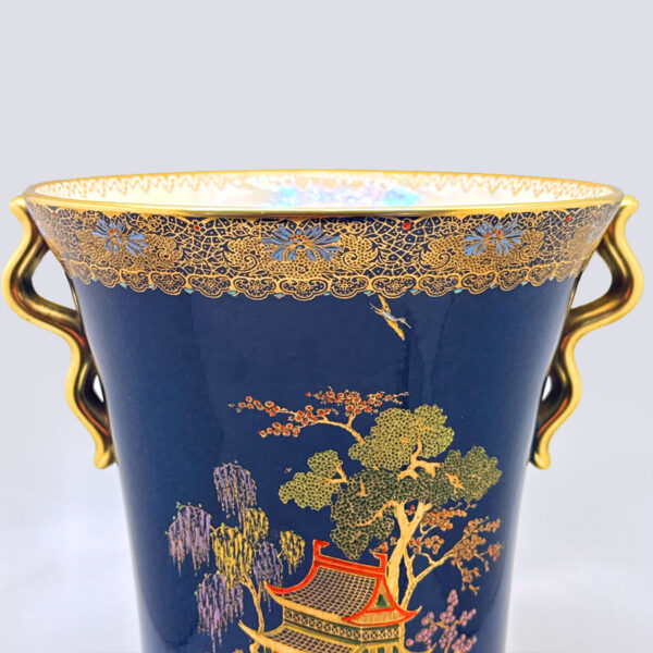 Carlton-Ware-New-Mikado-Large-Vase-C1930-4 Carlton Ware New Mikado Large Vase C1930