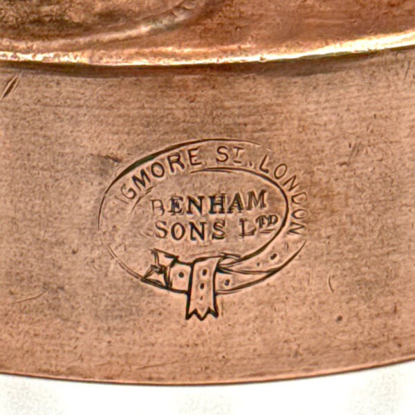 Copper Jelly Mould Benham Sons Ltd 19th M443
