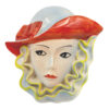 Crown Devon Hand Painted Face Of A Lady Wall Mask C1940