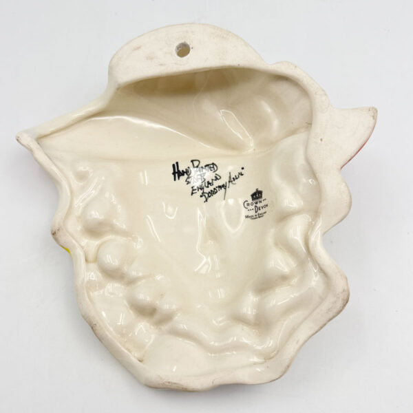 Crown Devon Hand Painted Face Of A Lady Wall Mask C1940