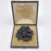 Dublin Bog Oak Victorian Brooch C1800's Saul Samuel