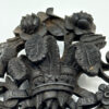 Dublin Bog Oak Victorian Brooch C1800's Saul Samuel