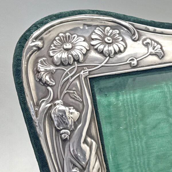 Hallmarked Silver Art Nouveau Picture Frame Chester 1911