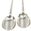 Hallmarked Silver Pair Salad Servers Sheffield 1938