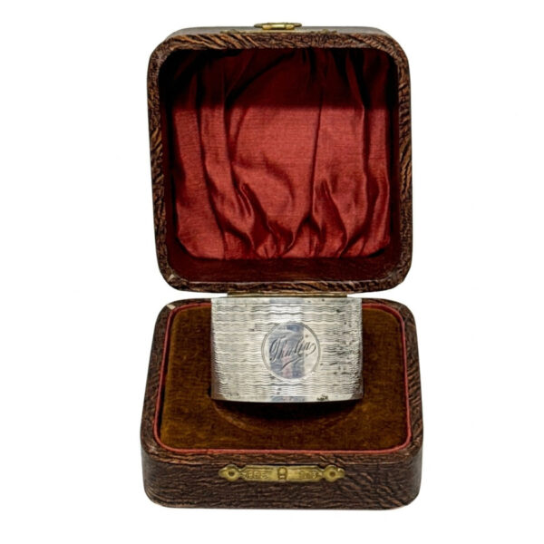 Hallmarked Sterling Silver Serviette Ring Birmingham 1923