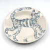 Hylton Nel Blue and White Cat Bowl 1993-