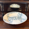 Hylton Nel Blue and White Cat Bowl 1993-