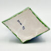 Hylton Nel Blue and White Cat On A Green Diamond Base 1993-