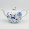 Meissen Onion Pattern Tea Pot On Trivet Warmer
