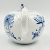 Meissen Onion Pattern Tea Pot On Trivet Warmer