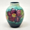 Moorcroft Clematis Blue Green Ground Vase C1950