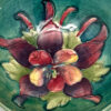 Moorcroft-Columbine-Pattern-Small-Bowl-2 Moorcroft Columbine Pattern Small Bowl C1967