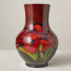 Moorcroft Flambe Orchid Pattern Bulbous Vase C1950
