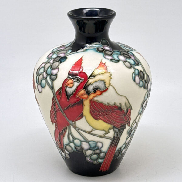 Moorcroft Pottery Birds Of Paradise Vase Limited Edition