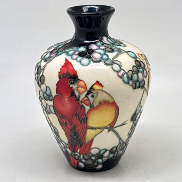 Moorcroft Pottery Birds Of Paradise Vase Limited Edition