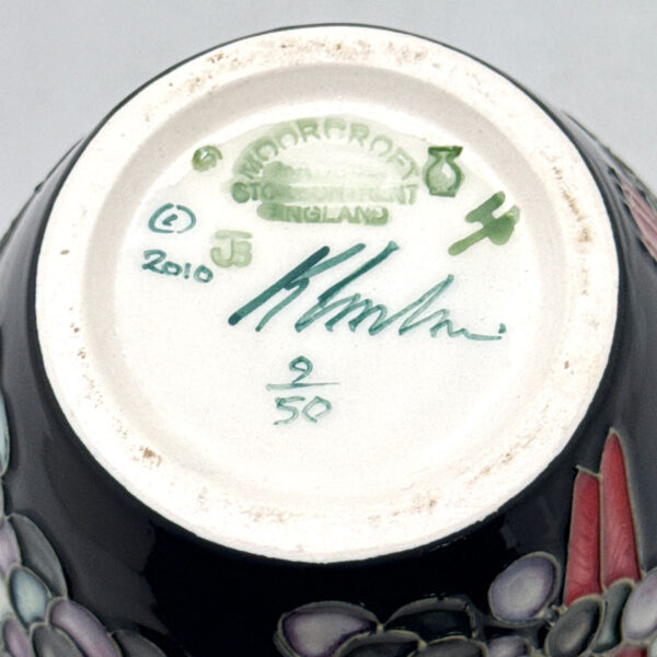 Moorcroft Pottery Birds Of Paradise Vase Limited Edition