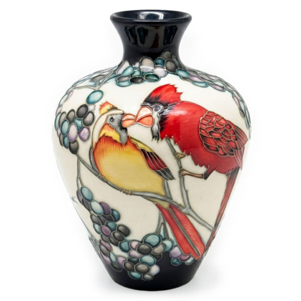 Moorcroft Pottery Birds Of Paradise Vase Limited Edition