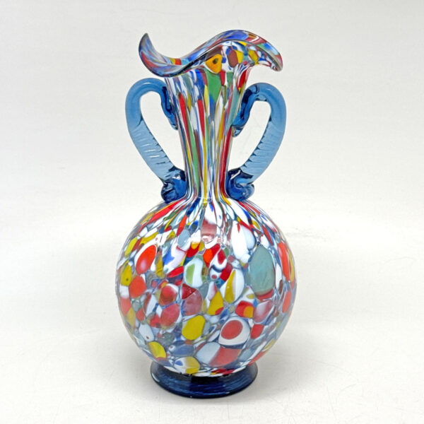 Murano Millefiori Patchwork Vase  20th 19.5cm