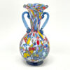 Murano Millefiori Patchwork Vase  20th 20.5cm