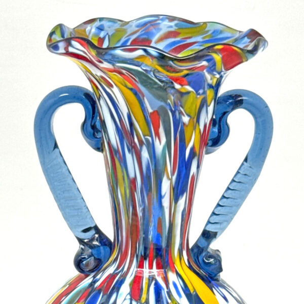 Murano Millefiori Patchwork Vase  20th 20.5cm
