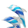 Murano Sea Coloured Dolphins On Crest Of Waves 20th