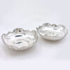Pair Hallmarked Silver Bon Bon Dishes Birmingham 1944
