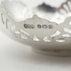 Pair Hallmarked Silver Bon Bon Dishes Birmingham 1944