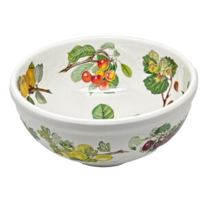 Portmeirion Pomona Large Salad Dessert Bowl Hoary Morning Apple