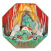 Rare Clarice Cliff Bizarre Forest Glen Hexagonal Plate C1935